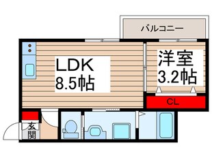 AJ北松戸の物件間取画像